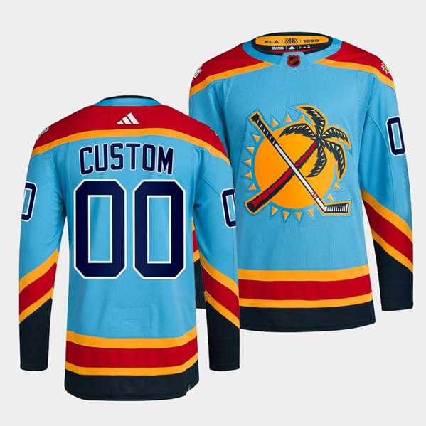 Men's Florida Panthers Custom Blue 2022 Reverse Retro Stitched Jersey,We sell and wholesale Men's Florida Panthers Custom Blue 2022 Reverse Retro Stitched Jersey on line form chian!